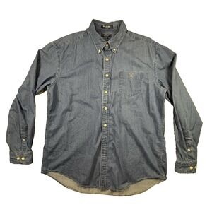 Gant Men's 2XL Upper East Indigo Denim Style Regular Fit LS Shirt SEE DESCRIPTIO
